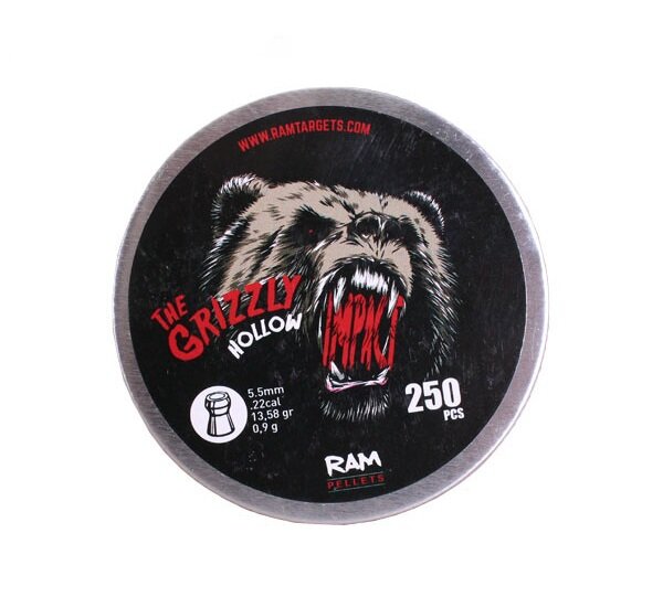 .22 - Luchtbuks Pellets RAM The Grizzly Hollow 5.50 mm (13.58 grain)