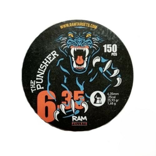 .25 - Luchtbuks Pellets RAM The Punisher Dome 6.35 mm (25.93 grain)